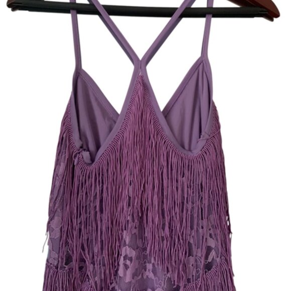 ASOS   Sexy Fringe Trim Bodycon dress    Size 6 - Picture 11 of 12